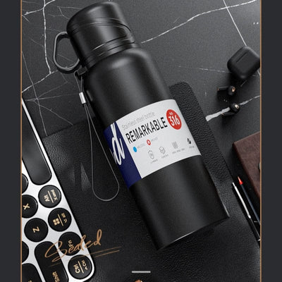 600ml Double Insulation Water Bottle With Cup